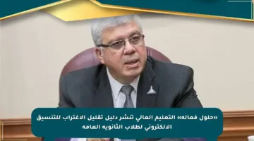 «حلول فعالة» التعليم العالي تنشر دليل تقليل الاغتراب للتنسيق الإلكتروني لطلاب الثانوية العامة
